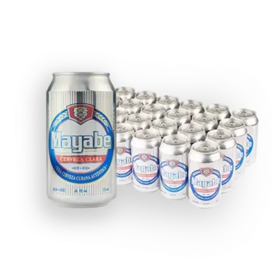 Cerveza Mayabe, 24 latas de 355ml, ALC 4% VOL
