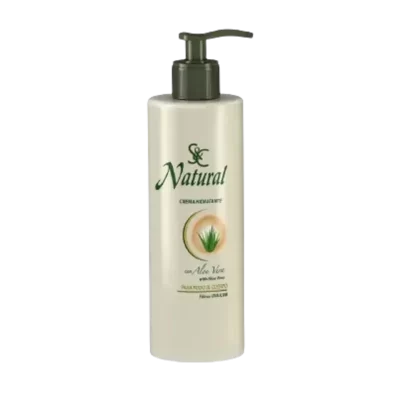 S&C NATURAL CREMA HIDRATANTE CON ALOE VERA 400ML