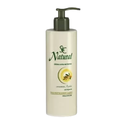 S&C NATURAL CREMA ULTRA-NUTRITIVA CON ACEITE DE ARGAN 400ML
